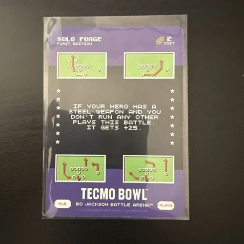 BO JACKSON BATTLE ARENA TECMO BOWL SOLO FORGE PLAY #PL5
