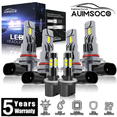 #ad For Nissan Titan 2004 2015 LED Headlight KIT Bulbs Hiamp;Low Fog Beam Super Bright $79.99