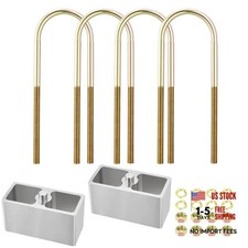 Universal Leaf Spring Lowering Block Kit, 2-1/2" Wide, 5" Long, Zinc 3 Inch