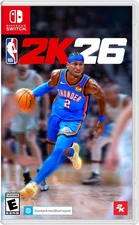 Take 2 Interactive NBA 2K26 Nintendo Switch Basketball Game Cartridge with