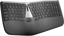 Nulea Ergonomic Wireless Keyboard Split Bluetooth 2.4G Rechargeable