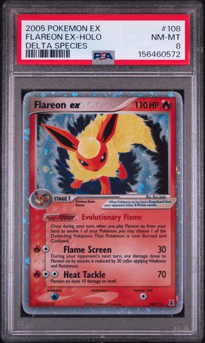 Flareon ex graded PSA 8 for sale on eBay