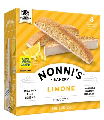   New Nonni s Bakery Limone Real Lemons Alex Biscotti Italian Cookies 6.88oz