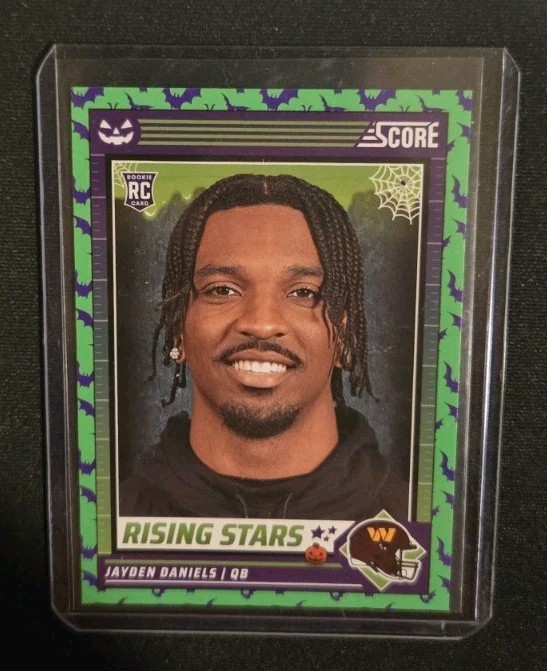 2024 Panini Score-A-Treat - Rising Stars Jayden Daniels #26 Green Bats (RC)