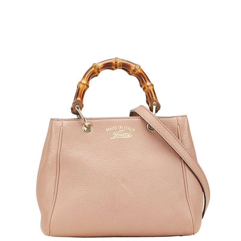 GUCCI Bamboo Mini Shopper Shoulder Bag in Black 368823