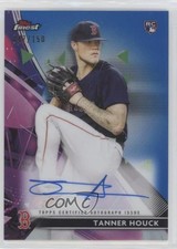 2021 Topps Finest Blue Refractor 47/150 Tanner Houck #FA-TH Auto uk2