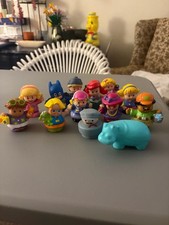 Fisher-Price Little People Mixed Lot of 13 Figures - Vintage Disney DC Superhero