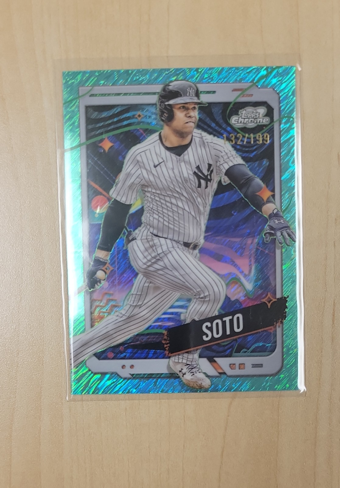 2024 Topps Cosmic Chrome - Juan Soto #42 Aqua Equinox Refractor /199