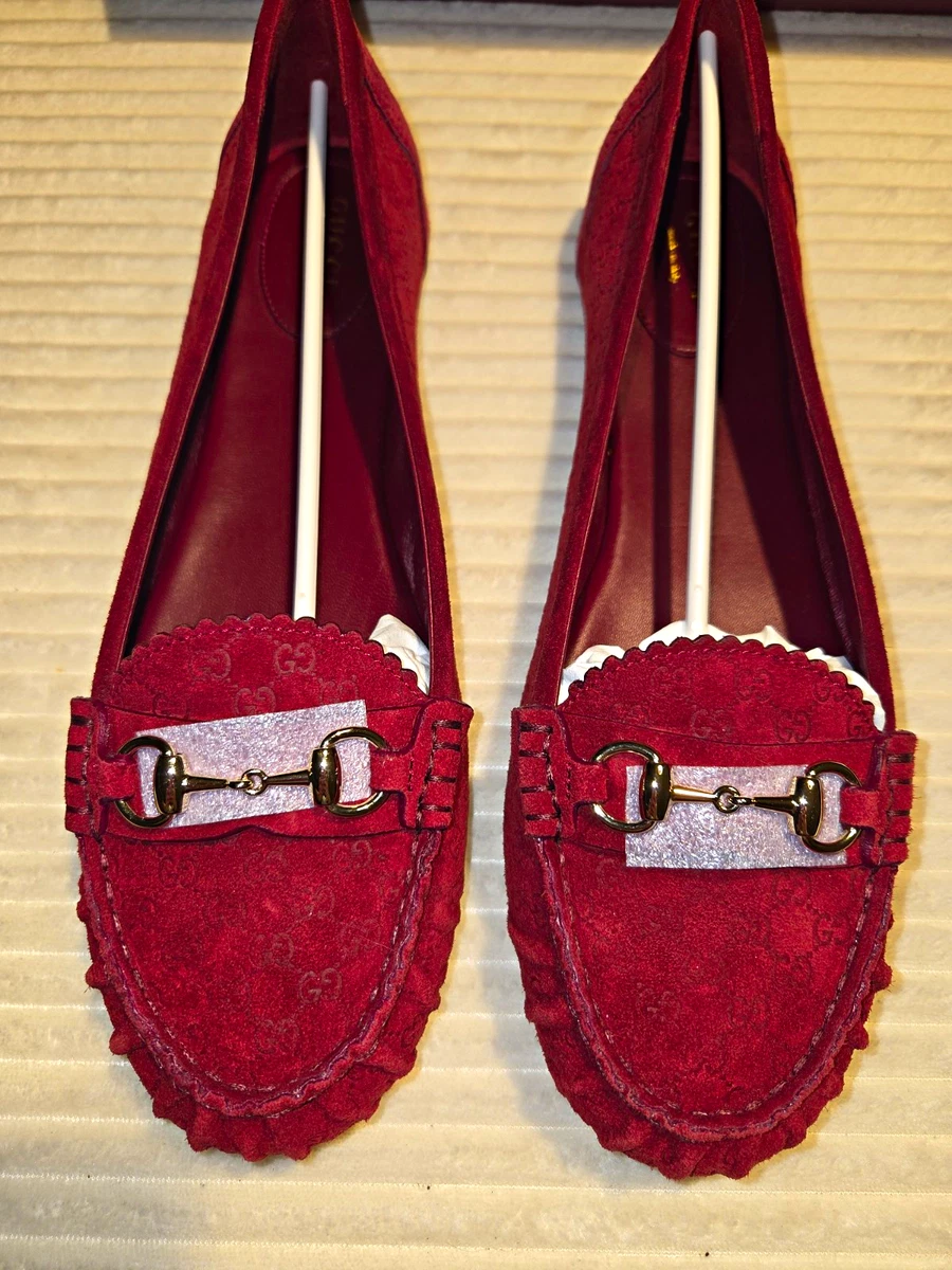 Gucci Loafers Red Flats for Women for sale | eBay