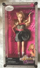 Hannah Montana The Movie Doll w Microphone 10” Gray, Black & Pink Dress NEW