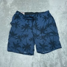 Kirkland Signature Mens Swim Shorts Palm Print Large Quick-Drying a0477