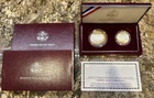 1998 S KENNEDY COLLECTOR’S SET RFK TONED SILVER DOLLAR & JFK MATTE FINISHED HALF