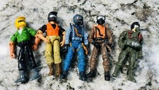 2003-2005 Lanard CORPS Military Soldier Action Figure Lot of 5 Vintage Lot 2