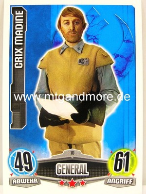 Force Attax Movie Card - Crix Madine #010