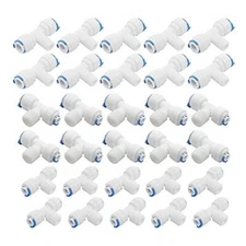 30pcs Quick Connect Fittings Push to Connect Water Tube Fittings for RO Water...