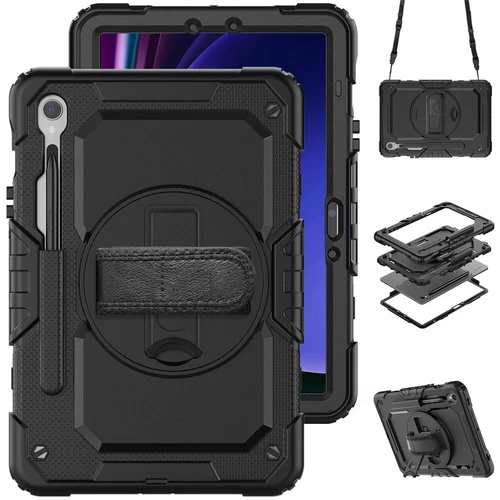 For Samsung Galaxy Tab S10 S9 Ultra Plus FE Shockproof Heavy Duty Case Cover - Picture 21 of 153