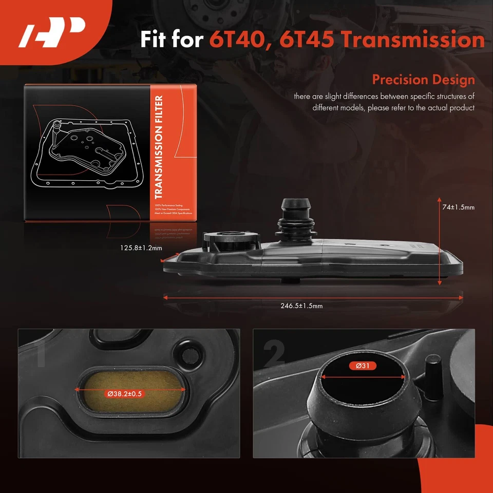 Auto Transmission Filter for Chevy Cruze 2011 Equinox GMC Terrain Buick Regal - Image 4 of 4