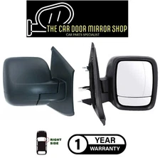 Fits Fiat Talento 2016-2022 Right Side Complete Electric Wing Mirror Unit Black