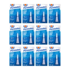 Set of 12 Permatex 82190 Super Glue (Strong Adhesive Clear Fast Drying)