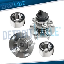 Front Wheel Bearing and Rear Wheel Bearing Hubs for 2010 2011 2012 2013 Kia Soul