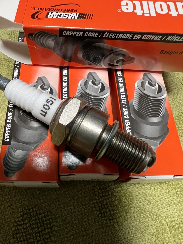 Bujía Autolite núcleo de cobre NASCAR Performance paquete de 4 #4051 Foto 4 de 4