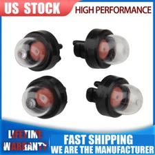 4 Pack Carburetor Gasket Cups Primer Bulb For Craftsman Tanaka Trimmer Chainsaw