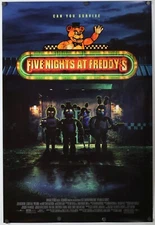 Five Nights At Freddy's original DS movie poster 27x40 US Final MINT with Credit