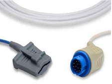 Compatible Philips M1190A  SpO2 Sensor Probe soft type adult