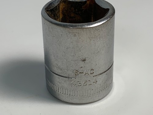 Vintage Craftsman USA 13mm 6 Point 1/4" Drive Shallow Socket 43514 S-AC - Picture 2 of 4