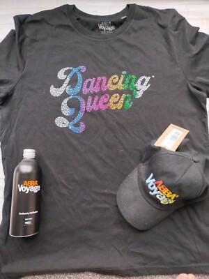 Abba Voyage Hat Water Xl T-shirt Dancing Queen Bundle UK