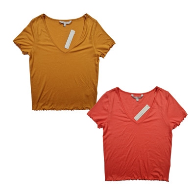 V-Neck T-shirt /Tee Size 