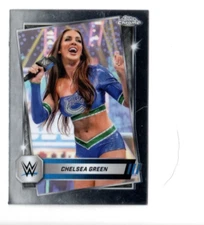 2 count lot 2025 Topps Chrome WWE Chelsea Green Cards #104 WWE SMACK DOWN LOT