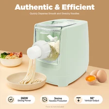 12 Noodle Shapes Automatic Pasta Machine Electric Pasta & Noodle Maker 260W  