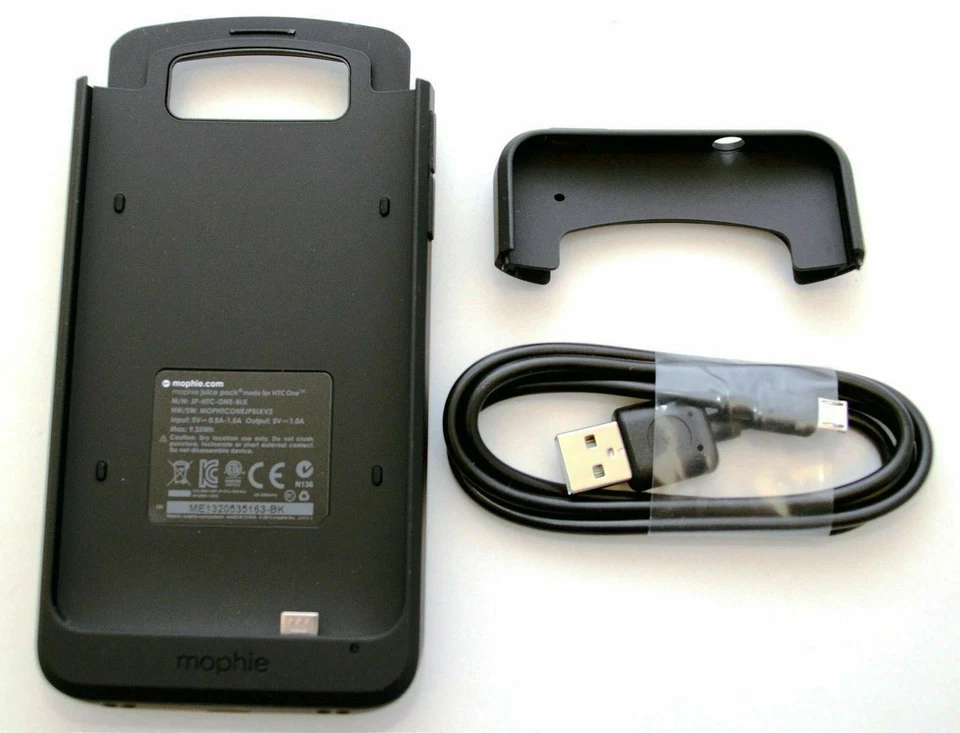 NEW GENUINE Mophie Juice Pack HTC ONE M7 Rechargeable Battery Case BLACK cover - Image 4 of 4