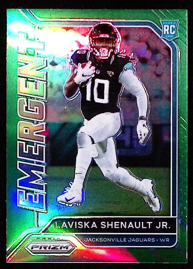 Laviska Shenault Jr 2020 Panini Prizm Emergent Green Prizm #19 RC
