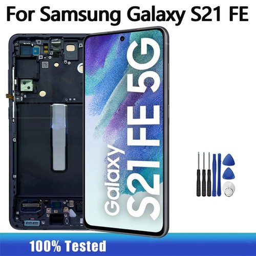 OLED Screen For Samsung Galaxy S21 FE 5G LCD Display Touch Screen replacement - Photo 2 sur 14