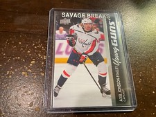 2021-22 Upper Deck Young Guns Rookie AXEL JONSSON-FJALLBY #734