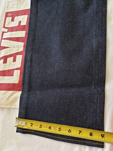 LEVI'S 501 Shrink-to-Fit Raw SELVEDGE "Daffodils" LVC style Men's Jeans 35 x 34 - Picture 9 of 22