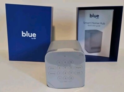 Blue by ADT Smart Home Hub Model #S40LR0-01 Pearl Grey SN:2102H40001474 No Cord