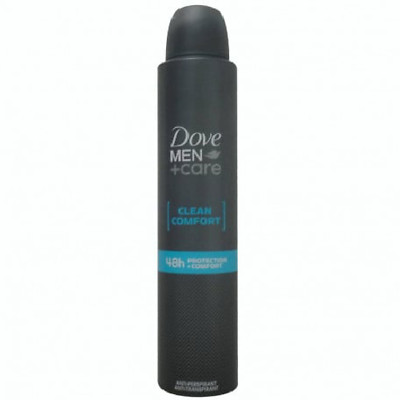 Dove Men+Care Clean Comfort 200ml   48-Hour Protection, Antiperspirant Spray