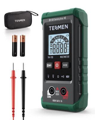 TM-510 Digital Multimeter 4000 Counts Smart Measurement Auto Ranging