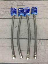 Lot of 4 Plumb Pak PP23809LF 3/8 in. Compression Faucet Supply Line 12L in.