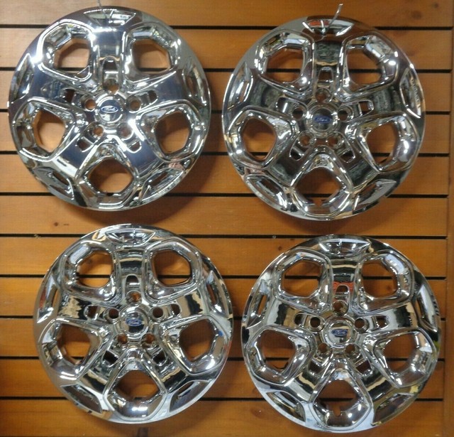 New Set Of 4 20102012 Ford Fusion 17" Hubcap Wheel Cover Chrome 7052