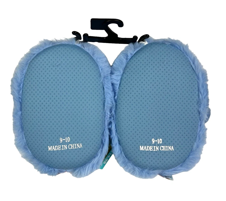 Fuzza Mallows от Squishmallows тапочки ребенка ясельного возраста 9/10 новый с Ярлыками меховой синий морж - Изображение 2 из 4