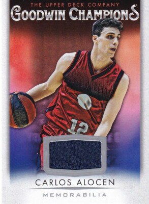 UPPER DECK 2021 GOODWIN CHAMPIONS CARLOS ALOCEN #M-CA RELIC CARD