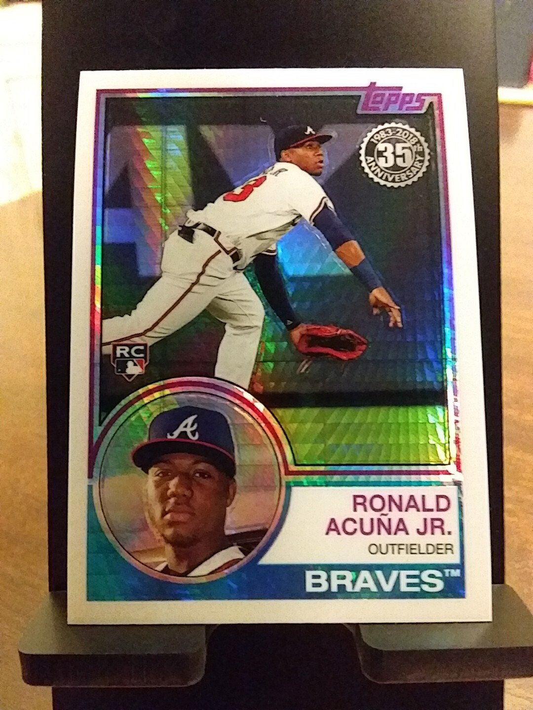 2018 Topps Update '83 Chrome Silver Pack Ronald Acuna Jr. RC #101
