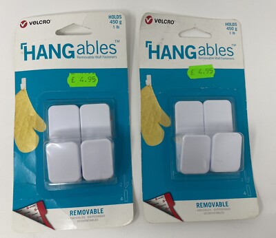 REMOVABLE WALL DOOR HOOKS Velcro Hook Loop Hanger