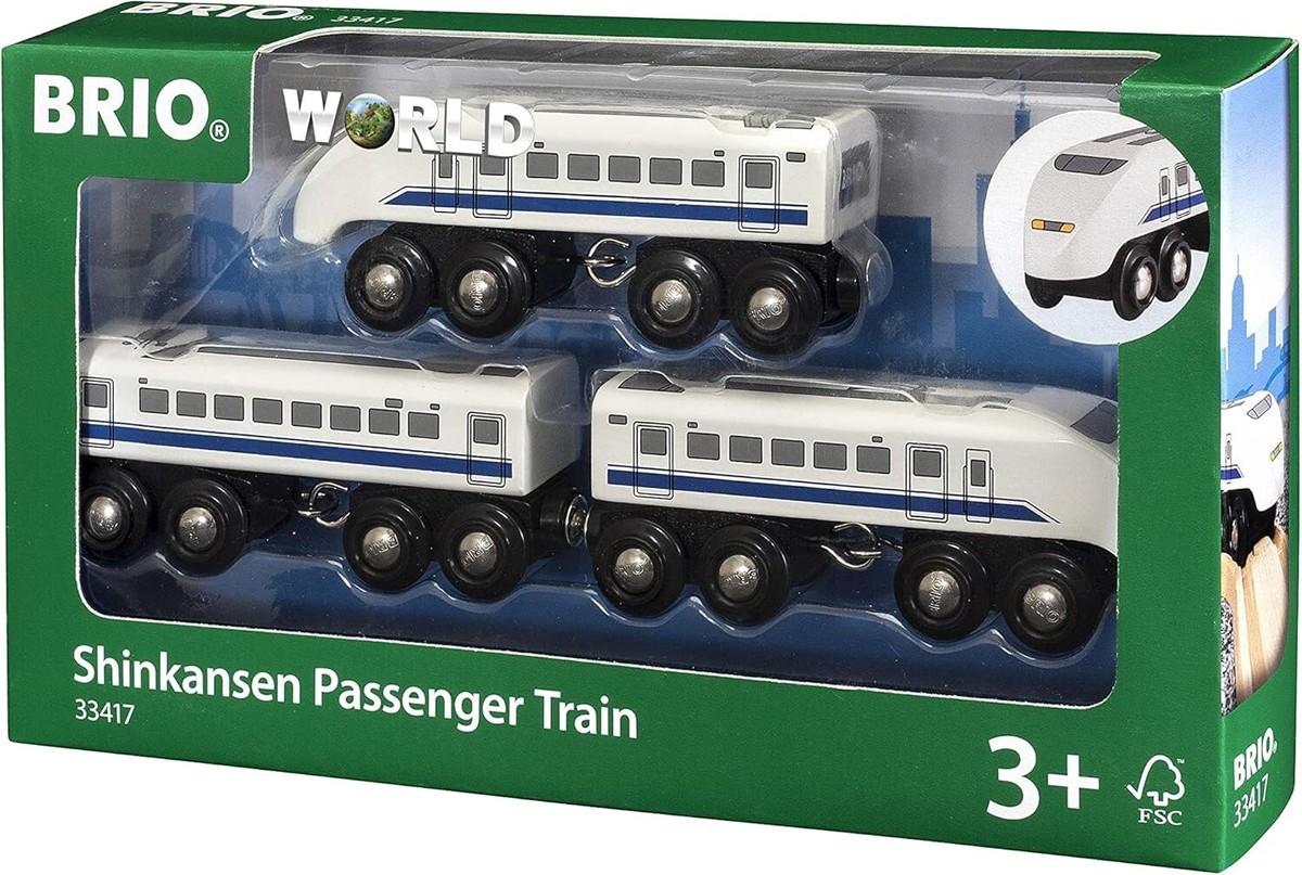 (未使用･未開封品)　BRIO SHINKANSEN 33417 gsx453j BRIO Shinkansen 33417 Toy Train Set Japanese Bullet Train F/S new