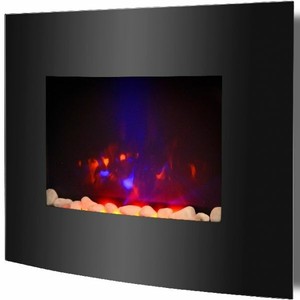 Elektrokamin Wandkamin Kaminheizung elektrisch Flammen Touchscreen