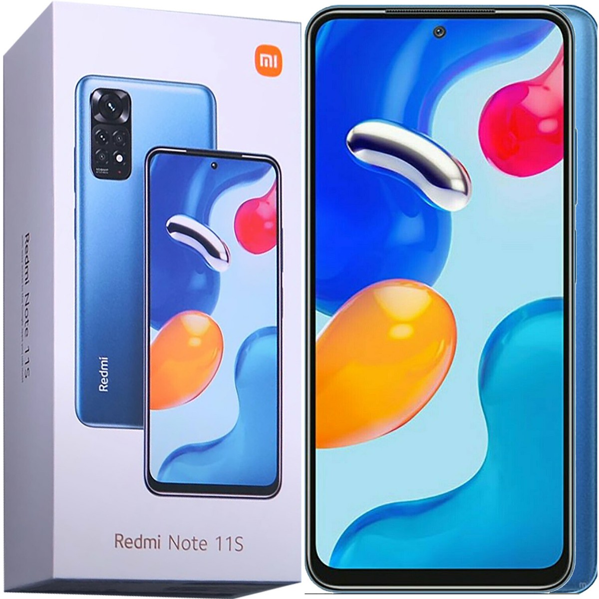 NEW Xiaomi Redmi Note 11S 4G/LTE Blue 128GB ROM + 6GB RAM Dual-SIM